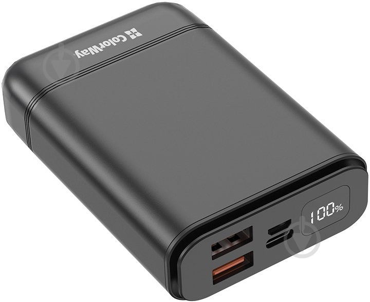 ᐉ Повербанк ColorWay Compact USB QC3 0 USB C Power Delivery 18W 10000