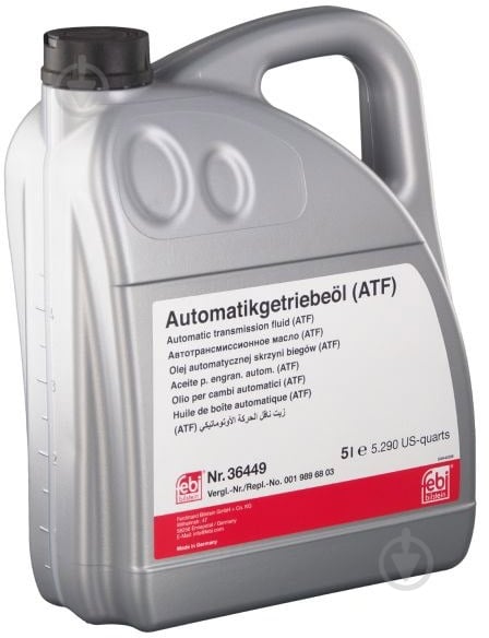 ᐉ Масло трансмиссионное FEBI MB 236 14 червоне ATF 5 л FE36449