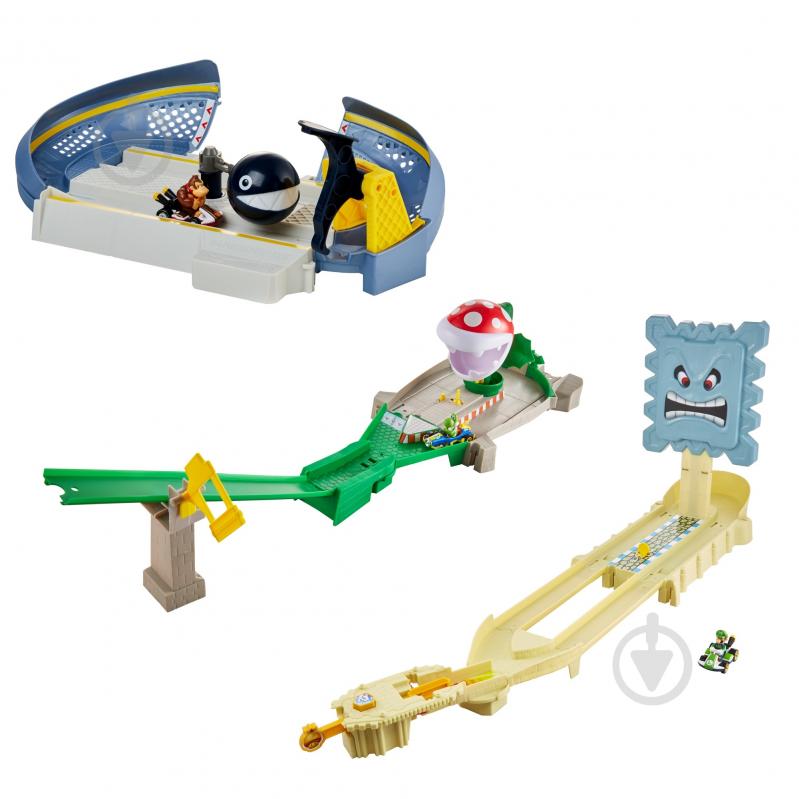 ᐉ Трек Hot Wheels Атака заклятых врагов из видеоигры Mario Kart в асс GCP Купить в