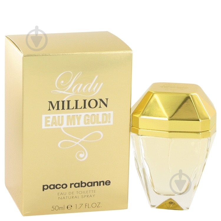 ᐉ Туалетная вода PACO RABANNE Lady Million Eau My Gold 50 мл Купить в