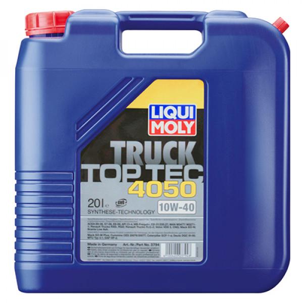 Мастило моторне Liqui Moly Top Tec Truck 4050 10W 40 20 л Краща ціна