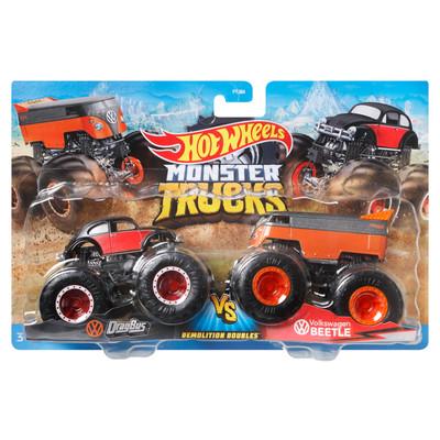 ᐉ Набор машинок Hot Wheels Monster trucks DragBus and VW Beetle FYJ64 HDG14 Купить в Киеве