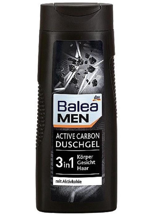 ᐉ Гель для душа Balea Men 3в1 Active Carbon 300 мл Е 01120 Купить в