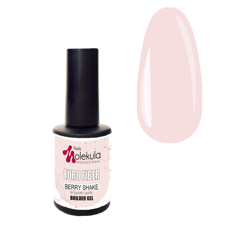 ᐉ Гель файбер Nails Molekula Euro berry shake 12 мл 66754448 Краща