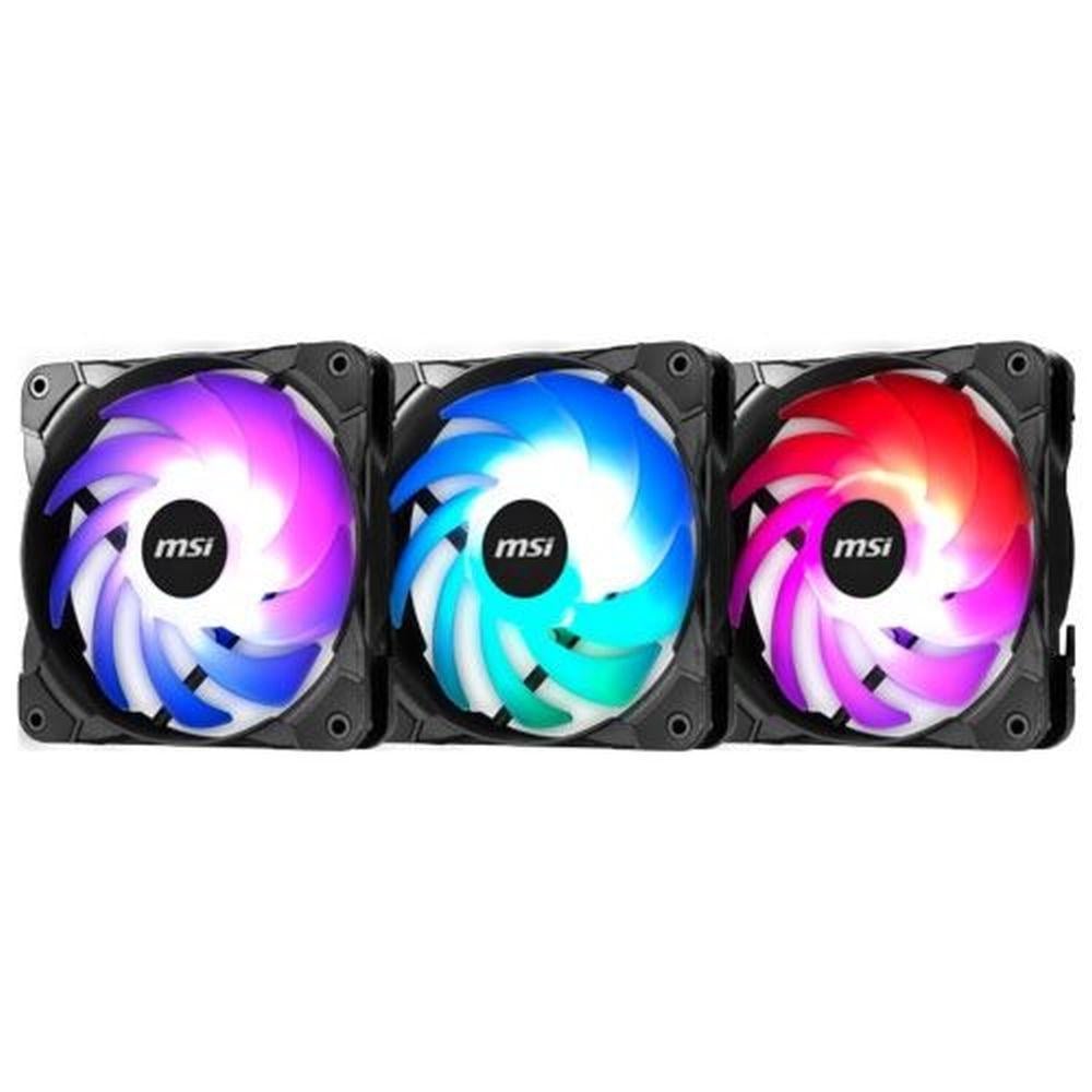 ᐉ Вентилятор MSI Rainbow ARGB Combo 3 шт 306 7GO9F02 W57