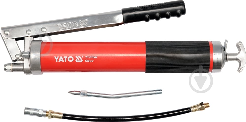 Шприц мастильний з жорсткими і гнучкими аплікаторами YT-07042 YATO