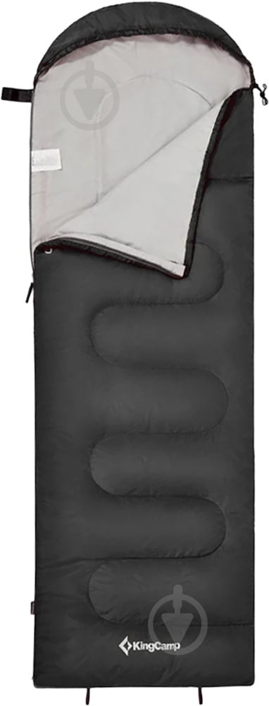 Спальний мішок KingCamp Oasis 250 Black (2248.65.64)