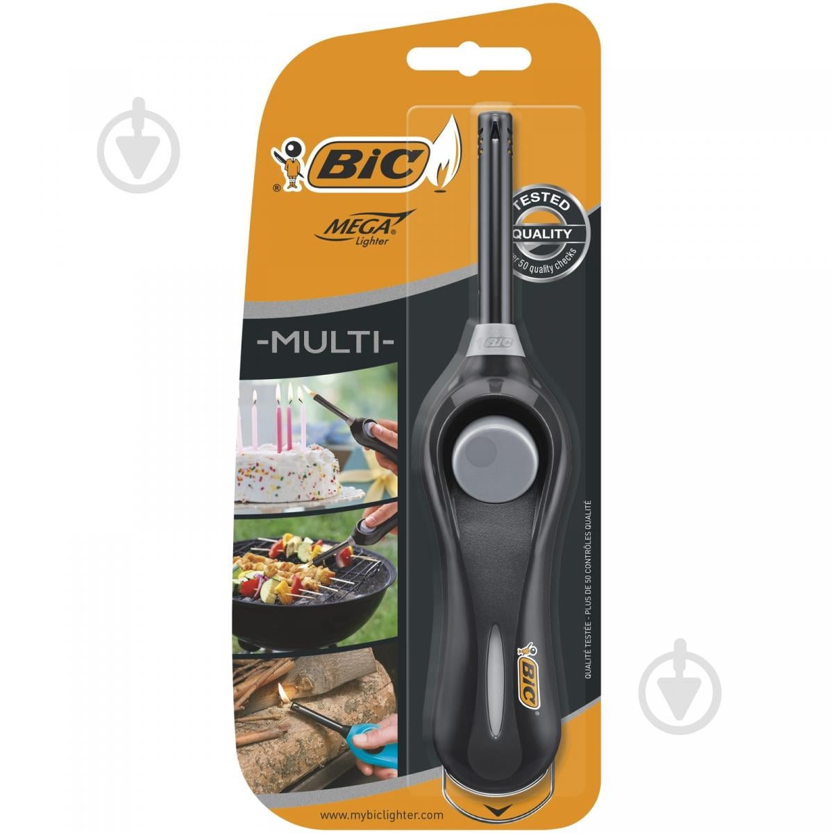 Запальничка побутова BIC Megalighter U140 в асортименті