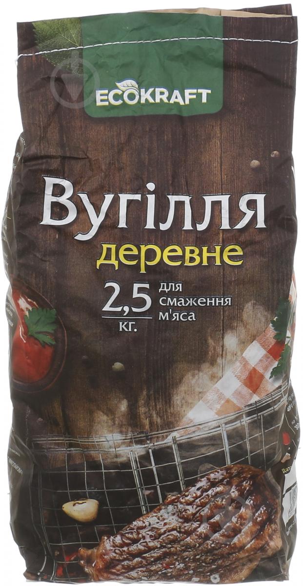 Вугілля деревне EcoKraft 2,5 кг