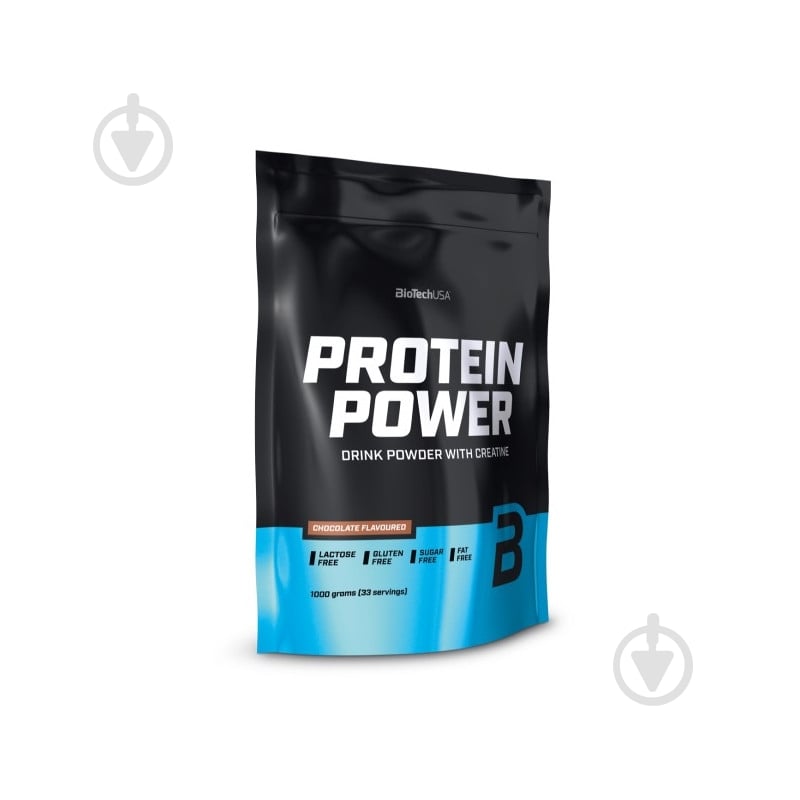 Протеїн BioTechUSA Protein power полуниця-банан 1 кг