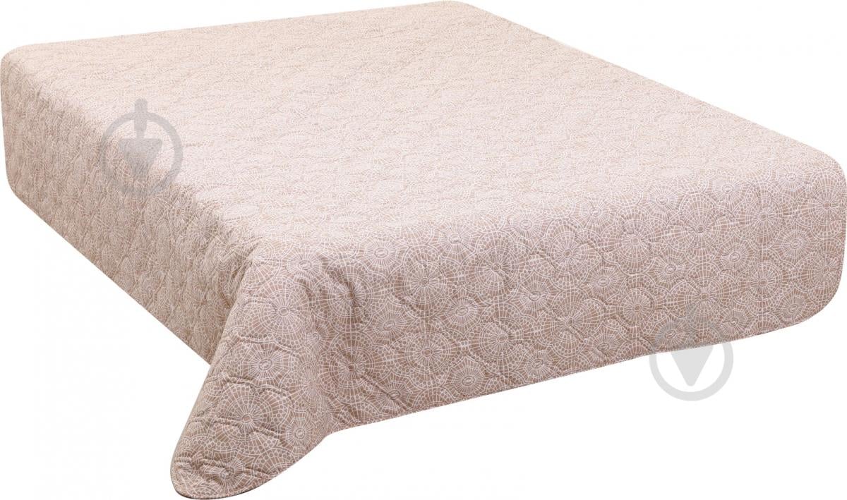 Покривало Florence 145x210 см UP! (Underprice) бежевий із малюнком
