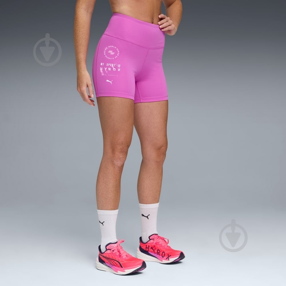 Шорти Puma W PUMA x HYROX TAD ESS SHORT TIGHT 52896073 р. S рожевий