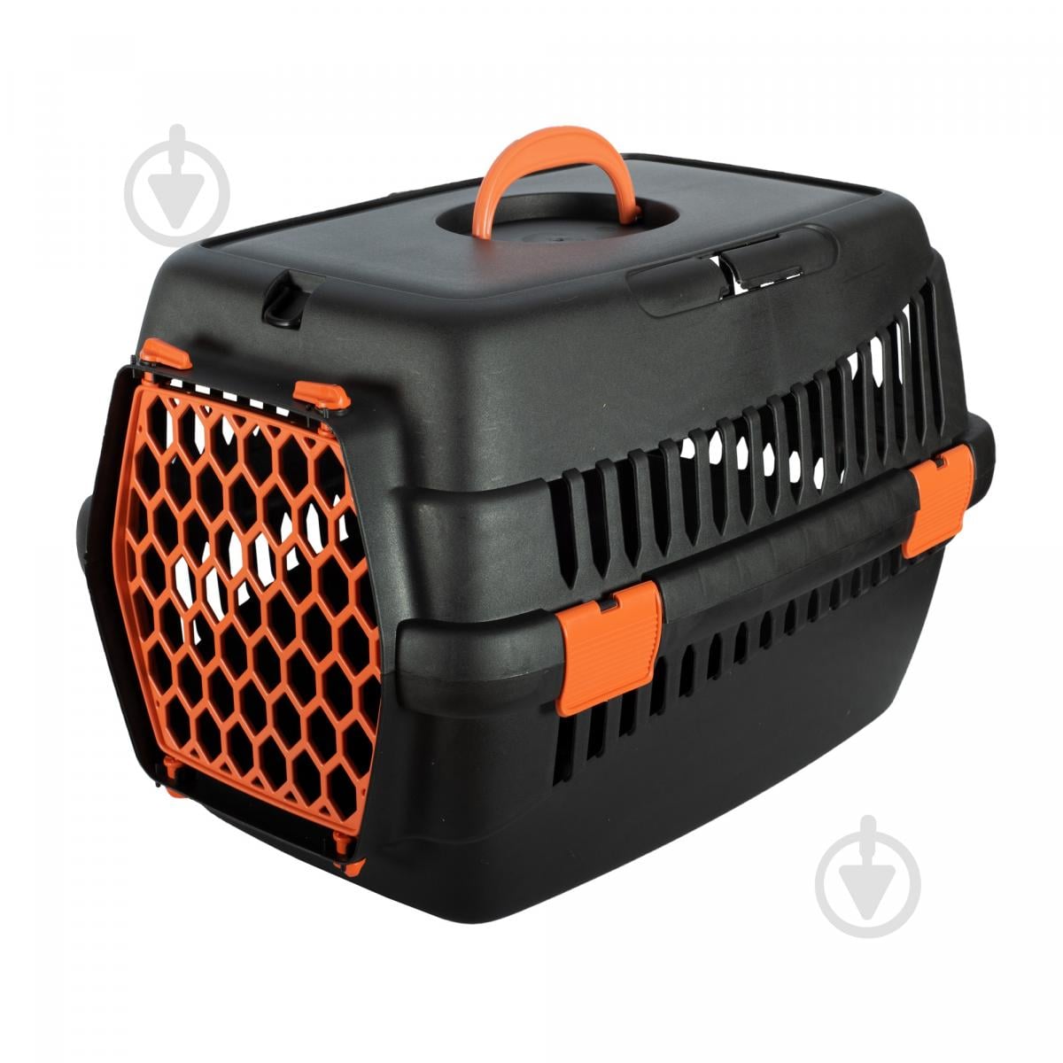 Переноска SGbox для собак та котів до 6 кг SG 35x49x32,5 см чорний/мікс