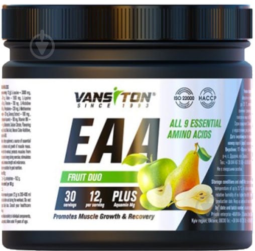 Амінокислоти Vansiton Фруктовий дует (698438) фруктовий 360 г