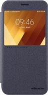 Чехол-книжка Nillkin для Samsung Galaxy A7 A720 2017 black (6328428) Sparkle series (Черный)