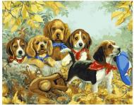 Картина по номерам Бейсбольные болельщики 40x50 см GX21475 Brushme Картина по номерам Бейсбольные болельщики 40x50 см GX21475 Brushme