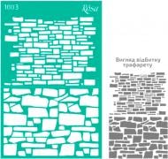 Трафарет многоразовый самоклеящий Текстуры №1803 GPN50083156 130x200 мм Rosa Talent