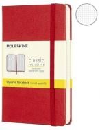 Блокнот Classic 9 х 14 см клетка красный (MM712F2) Moleskine