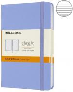 Блокнот Classic 9 х 14 см линия голубая гортензия (MM710B42) Moleskine