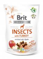 Ласощі Brit Care Crunchy Cracker для собак Insects комахи та індичка 200 г