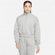 Джемпер Nike W NSW PHNX FLC QZ CROP DQ5767-063 р.2XL серый