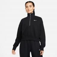 Джемпер Nike W NSW PHNX FLC QZ CROP DQ5767-010 р.2XL черный