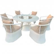 Комплект мебели Matori "Милан" Обеденный белый