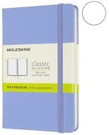 Блокнот Classic 9 х 14 см нелинованный голубая гортензия (QP012B42) Moleskine