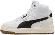 Кросівки для дівчаток демісезонні Puma Shuffle Downtown Mid Jr 40374304 р.38 білі