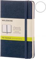 Книга для записей Classic 9 х 14 см нелинованный сапфир	(QP012B20) Moleskine