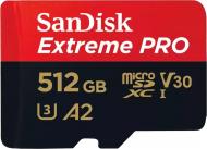 Карта пам'яті SanDisk microSD 512 ГБ Class 10UHS-I Class 3 (U3) (SDSQXCD-512G-GN6MA) Extreme Pro V30 + SD