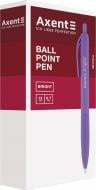 Ручка кулькова Axent автоматична Bright 0,7 мм синя (AB1079-02-A) 12 шт.
