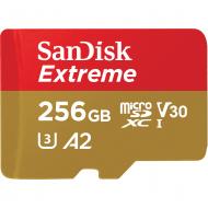 Карта памяти SanDisk microSDXC 256 ГБ UHS-I Class 3 (U3) (SDSQXAV-256G-GN6MN) Extreme V30