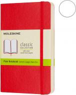 Книга для записей Classic 9 х 14 см нелинованный красный	(QP012F2) Moleskine