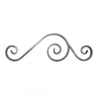 Завиток кованый Артдеко 14.002.01 Декоративний 620х190х12 мм