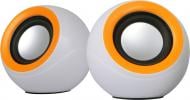 Акустическая система OMEGA OG116BR 2.0 white/orange