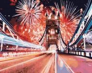 Картина по номерам Фейерверки над мостом 40x50 см GX32638 Brushme Картина по номерам Фейерверки над мостом 40x50 см GX32638 Brushme