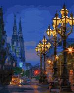 Картина по номерам Вечерняя улица 40x50 см GX35655 Brushme Картина по номерам Вечерняя улица 40x50 см GX35655 Brushme