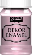 Краска акриловая розовая 100 мл Dekor Enamel Pentart