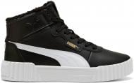 Кроссовки для девочек демисезонные Puma Carina 3.0 Mid WTR Jr 40358001 р.39 черные