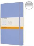 Блокнот Classic 13 х 21 см лінія блакитна гортензія м'який (QP616B42) Moleskine