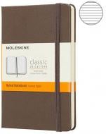 Блокнот Classic 13 х 21 см линия коричневий (QP060P14) Moleskine