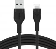 Кабель Belkin USB-A - Lightning силиконовый с клипсой 1 м черный (CAA008BT1MBK)