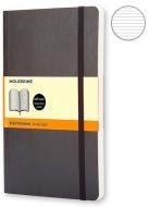 Блокнот Classic 13 х 21 см линия черный мягкий (QP616) Moleskine