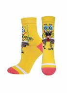 Носки унисекс Conte-Kids 3074 Spongebob (средней длины) 353 р.17-18 ярко-желтый