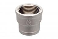 Муфта переходная ВВ Brass 1/2"х1" никель