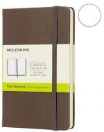 Блокнот Classic 13 х 21 см нелинованный коричневий (QP062P14) Moleskine