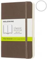 Блокнот Classic 13 х 21 см нелінований коричневий м'який (QP618P14) Moleskine