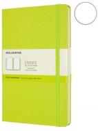 Блокнот Classic 13 х 21 см нелинованный лимонный зеленый (QP062C2) Moleskine