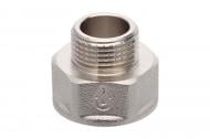 Перехідник ВЗ Brass 1"х3/4" нікель